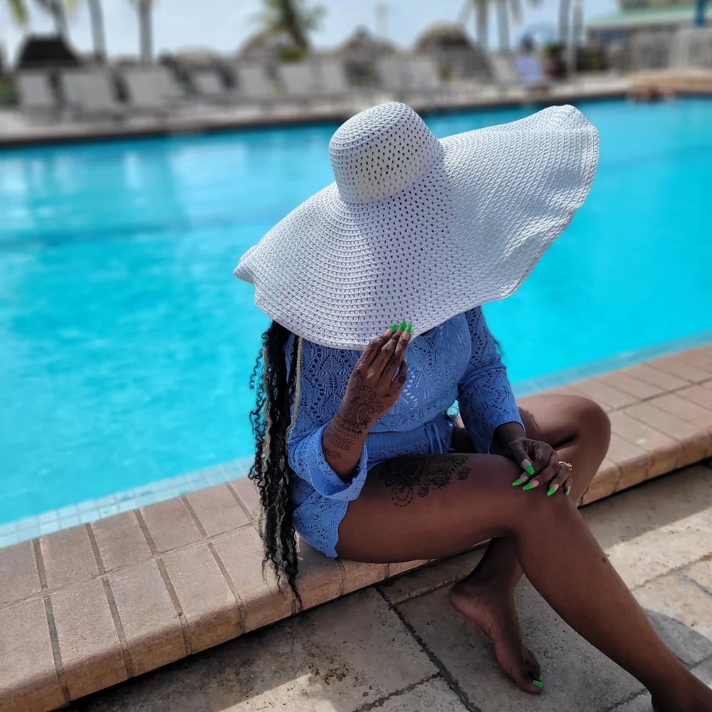 jumbo beach hat - Picture 3 of 3
